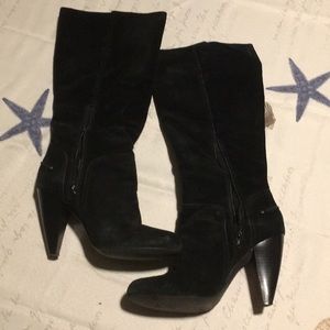 Jessica Simpson heeled suede boots